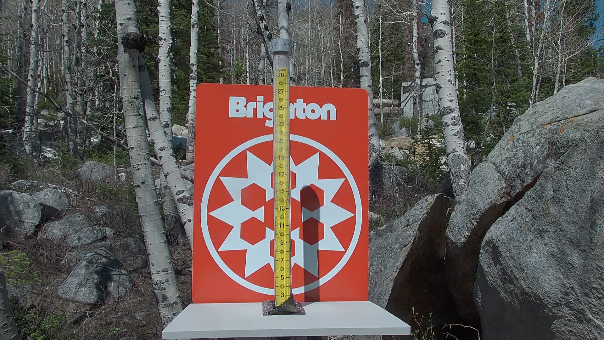 Brighton Resort snow stake cam