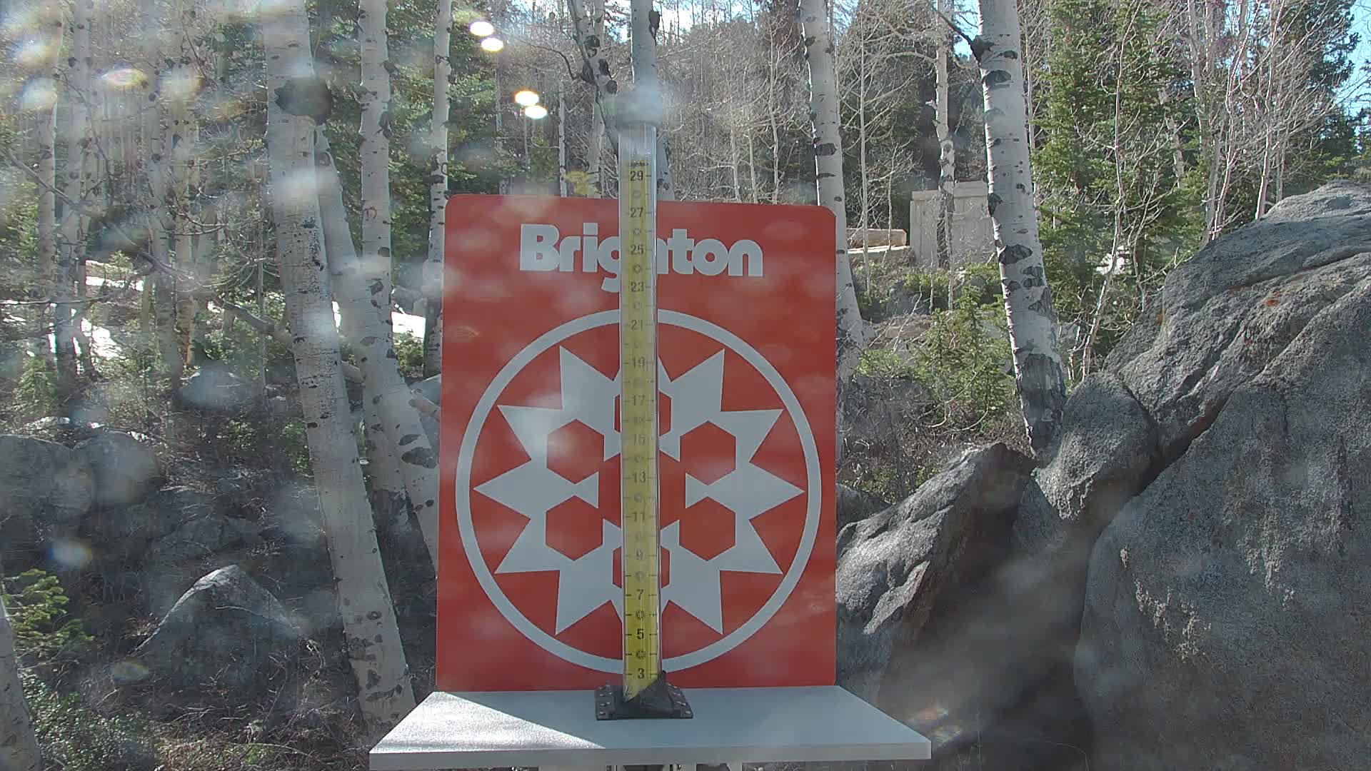 Brighton Resort snow stake cam