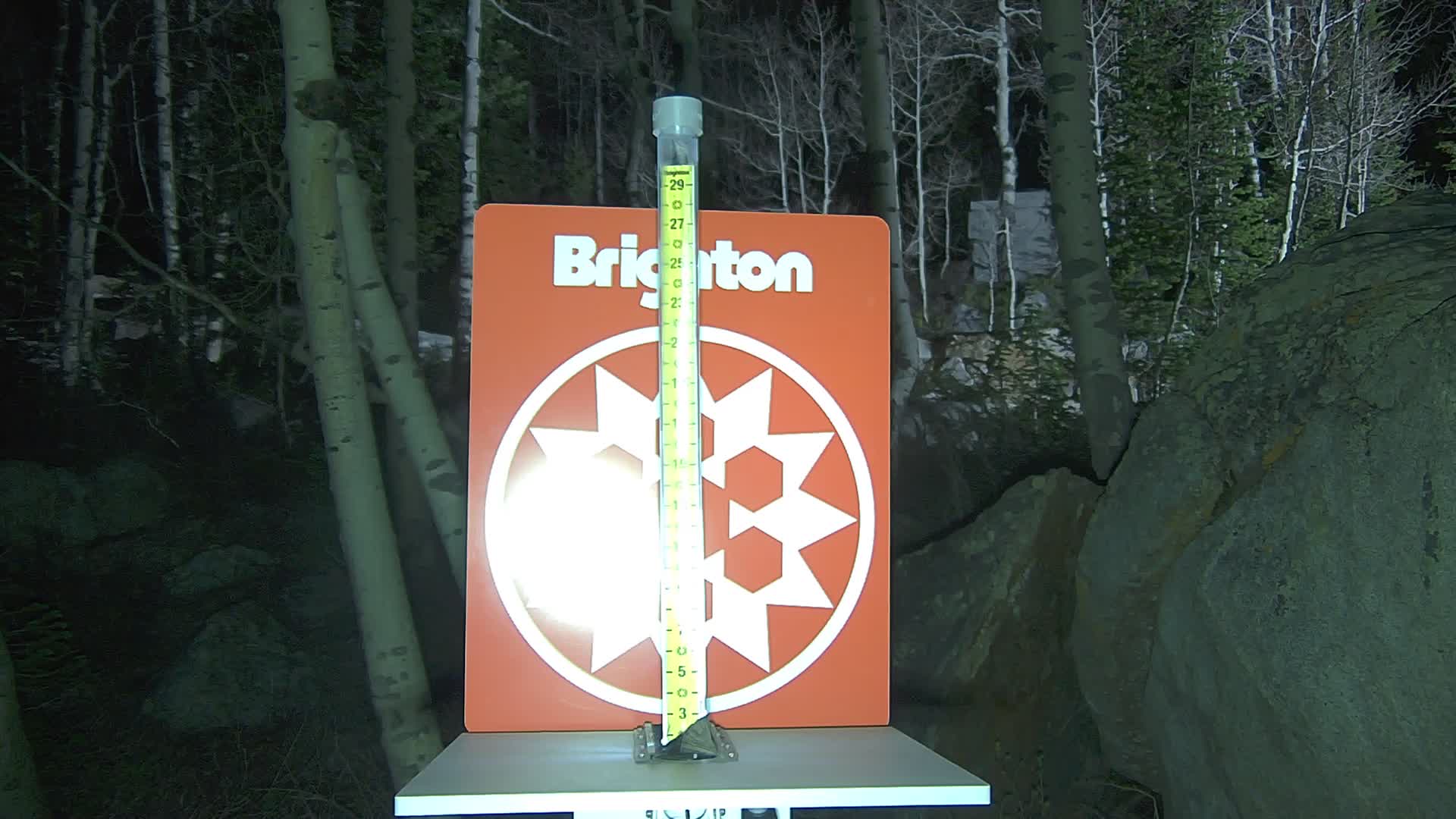 Brighton Resort snow stake cam